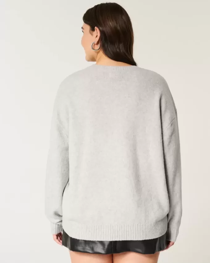 Hollister Comfy Cloud Puppy Graphic Crew Sweater Hollister Comfy Cloud Puppy Graphic Crew Sweater