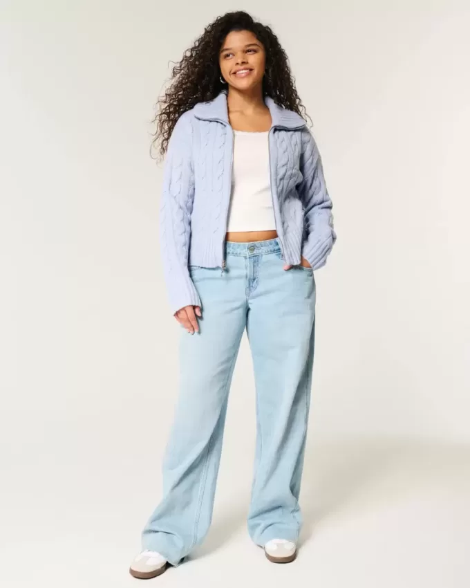 Hollister Comfy Cloud Zip-Up Sweater Hollister Comfy Cloud Zip-Up Sweater