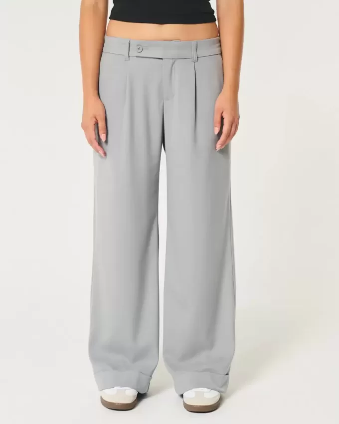 Hollister Livvy Low-Rise Wide-Leg Pants