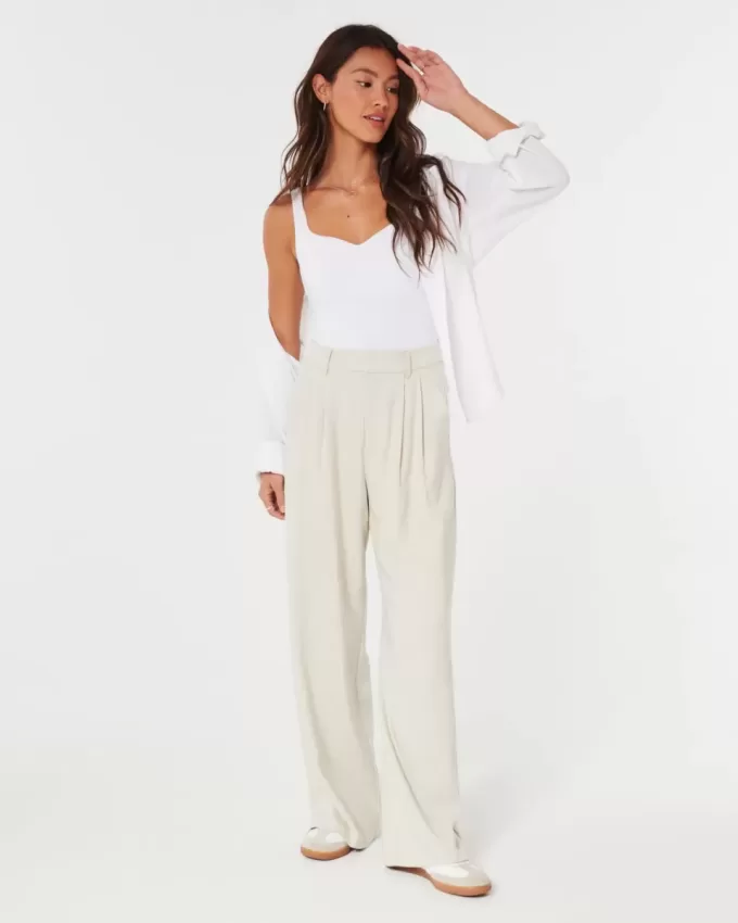Hollister Livvy Ultra High-Rise Wide-Leg Pants