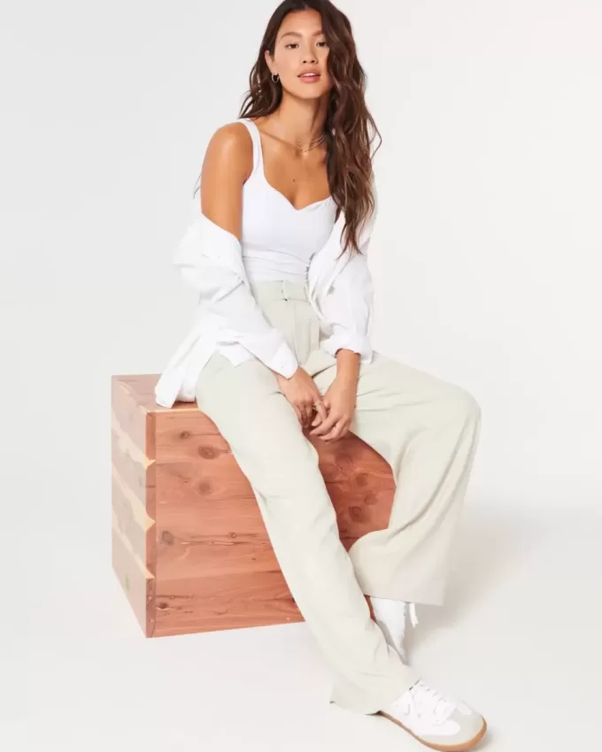 Hollister Livvy Ultra High-Rise Wide-Leg Pants