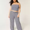 Knit Baggy Pull-On Pants