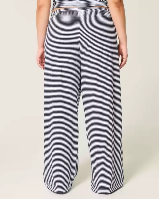 Knit Baggy Pull-On Pants
