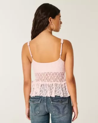 Lace Ruffle Top