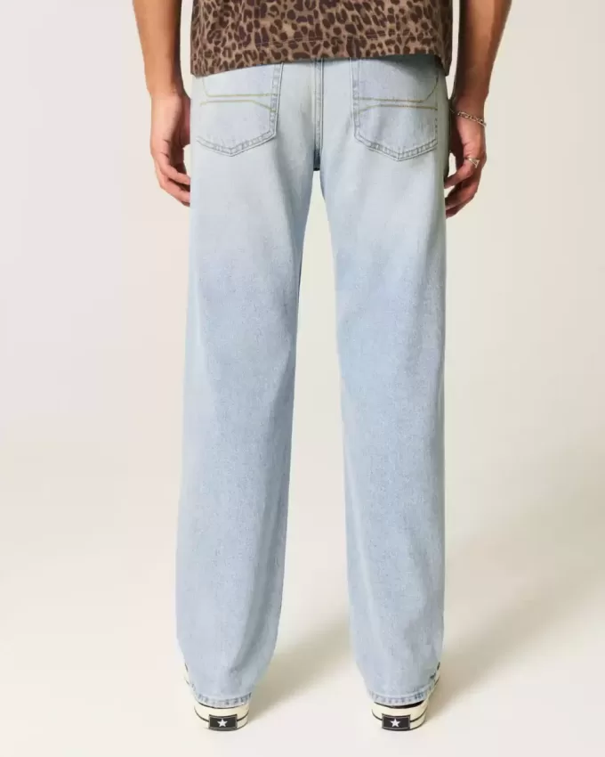 Light Wash Loose Jeans