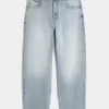 Light Wash Skater Baggy Jeans