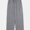 Linen-Blend Baggy Pull-On Pants