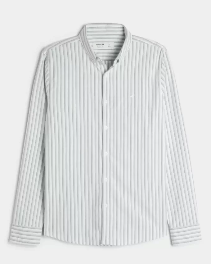 Long-Sleeve Oxford Shirt