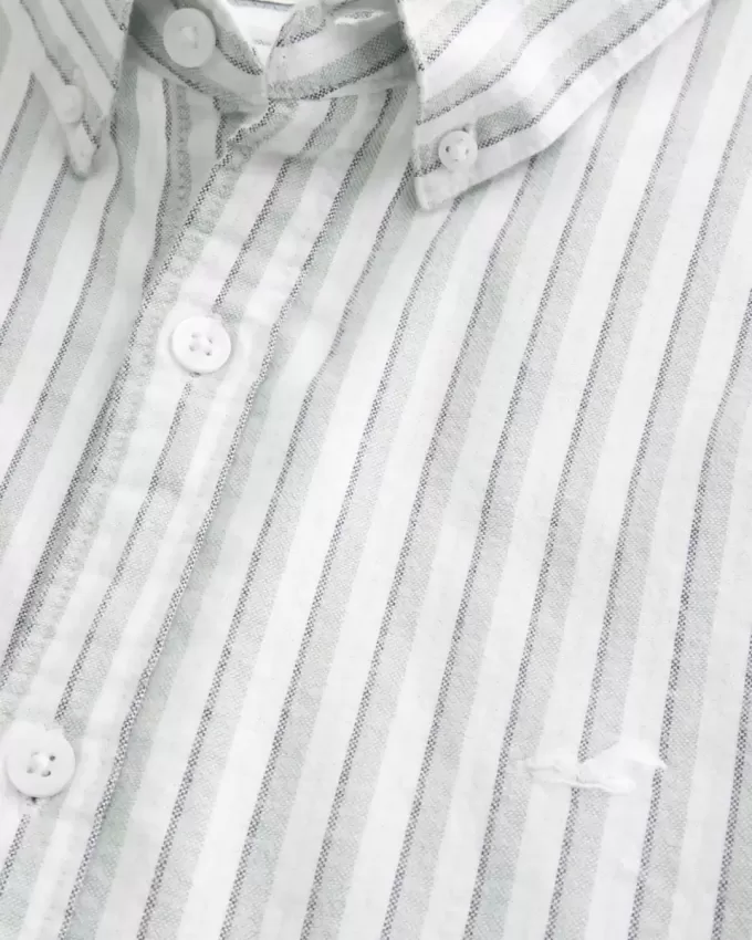 Long-Sleeve Oxford Shirt