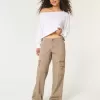 Low-Rise Baggy Cargo Pants
