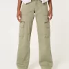 Low-Rise Baggy Cargo Pants