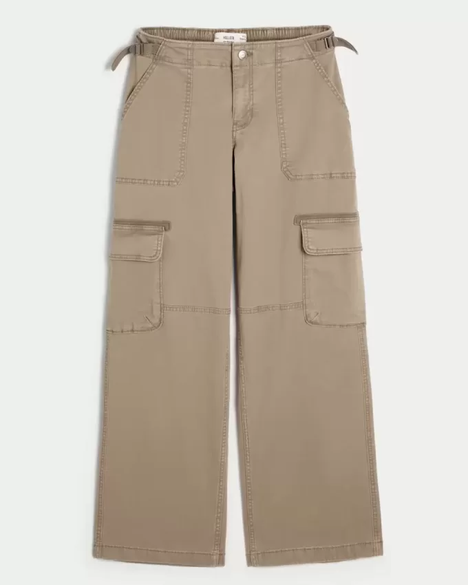 Low-Rise Baggy Cargo Pants