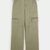 Low-Rise Baggy Cargo Pants