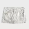 Low-Rise Camo Twill Mini Skort