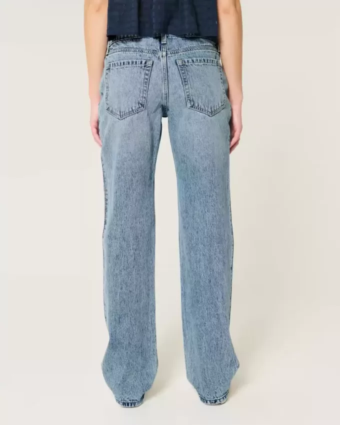 Low-Rise Medium Wash Loose Jeans Low-Rise Medium Wash Loose Jeans