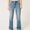 Low-Rise Medium Wash Relaxed Straight Jeans Low-Rise Medium Wash Relaxed Straight Jeans