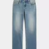 Low-Rise Medium Wash Relaxed Straight Jeans Low-Rise Medium Wash Relaxed Straight Jeans