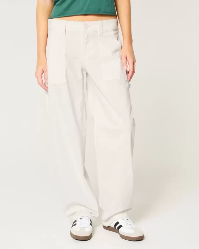 Low-Rise Tapered Baggy Carpenter Pants Low-Rise Tapered Baggy Carpenter Pants