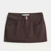 Low-Rise Twill Mini Skort