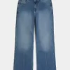 Medium Wash Baggy Bootcut Jeans