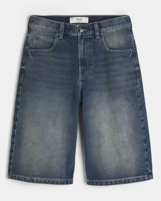 Medium Wash Denim Half Pants