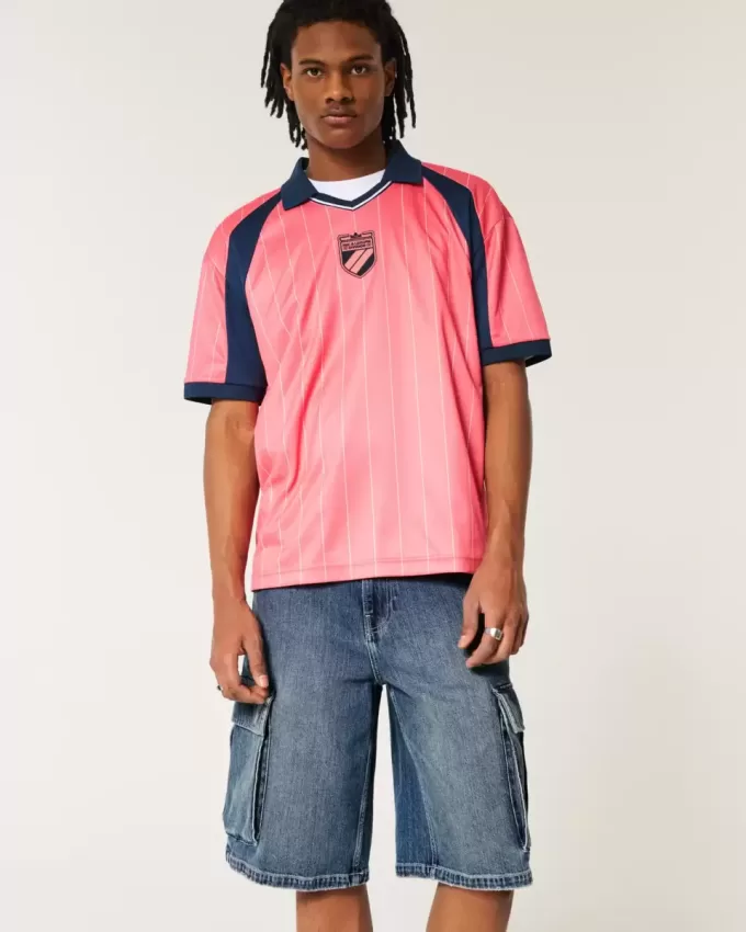 Medium Wash Super Baggy Denim Cargo Shorts Medium Wash Super Baggy Denim Cargo Shorts