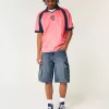 Medium Wash Super Baggy Denim Cargo Shorts Medium Wash Super Baggy Denim Cargo Shorts