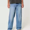 Medium Wash Super Baggy Jeans