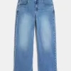 Medium Wash Super Baggy Jeans