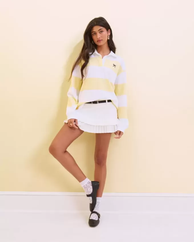 Micro-Pleat Mini Skort