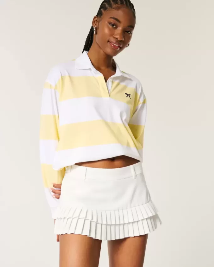 Micro-Pleat Mini Skort