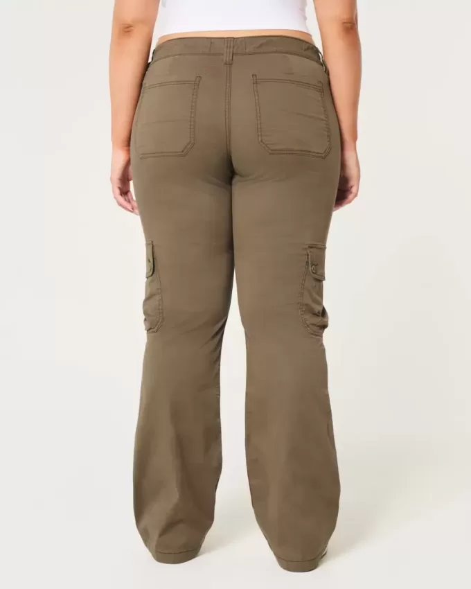 Mid-Rise Relaxed Cargo Boot Pants Mid-Rise Relaxed Cargo Boot Pants