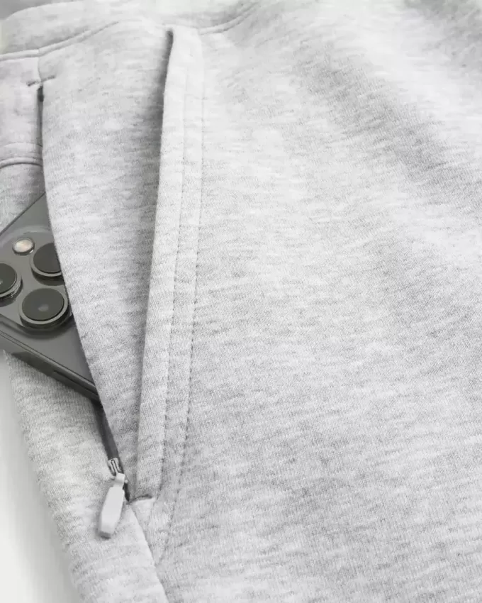 Mid-Thigh Cooling Fleece Shorts Mid-Thigh Cooling Fleece Shorts