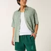 Mid-Thigh Graphic Loose Fleece Shorts