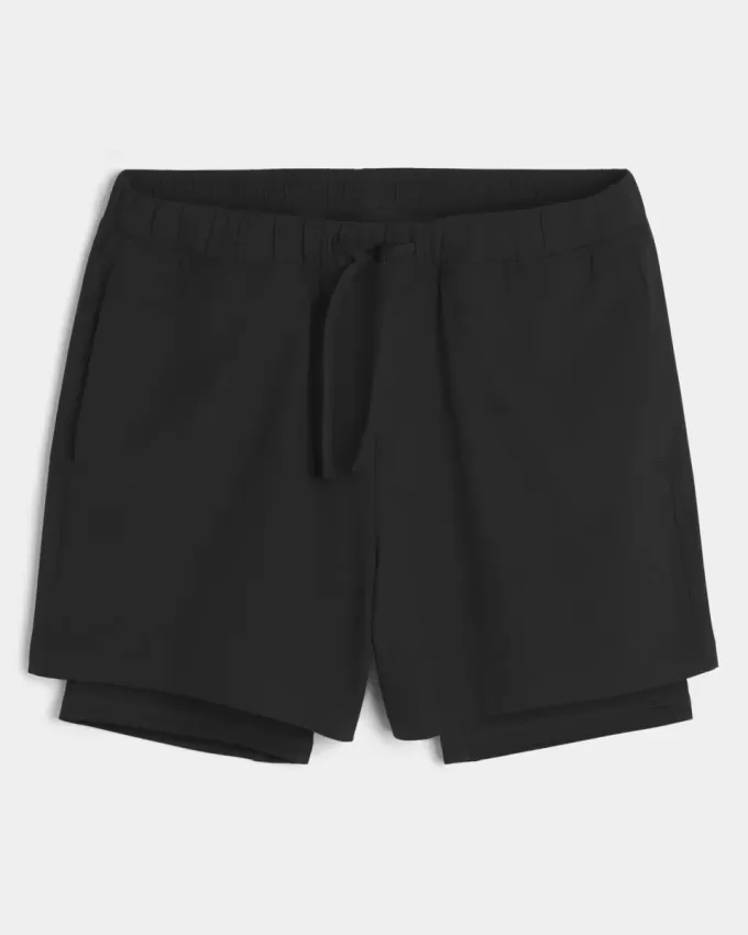 Mid-Thigh Hybrid Active Shorts Mid-Thigh Hybrid Active Shorts