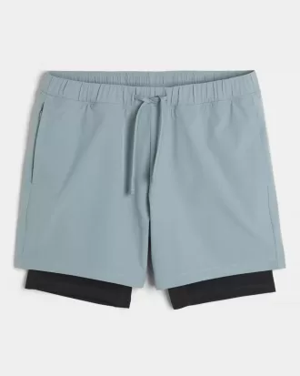 Mid-Thigh Hybrid Active Shorts