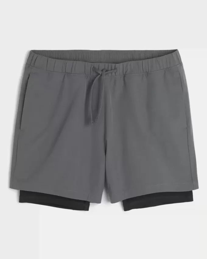 Mid-Thigh Hybrid Active Shorts Mid-Thigh Hybrid Active Shorts