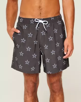 Mid-Thigh Volley Swim Trunks