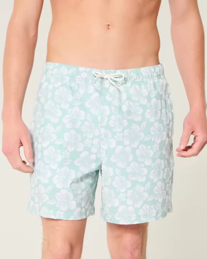 Mid-Thigh Volley Swim Trunks
