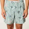 Mid-Thigh Volley Swim Trunks