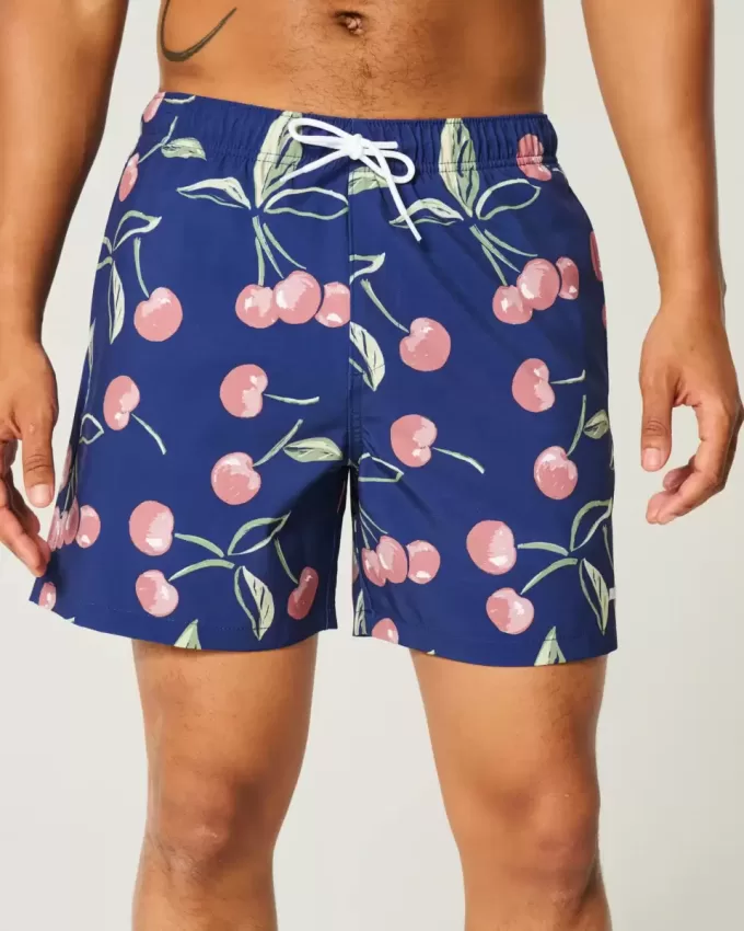 Mid-Thigh Volley Swim Trunks