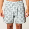 Mid-Thigh Volley Swim Trunks