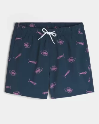 Mid-Thigh Volley Swim Trunks
