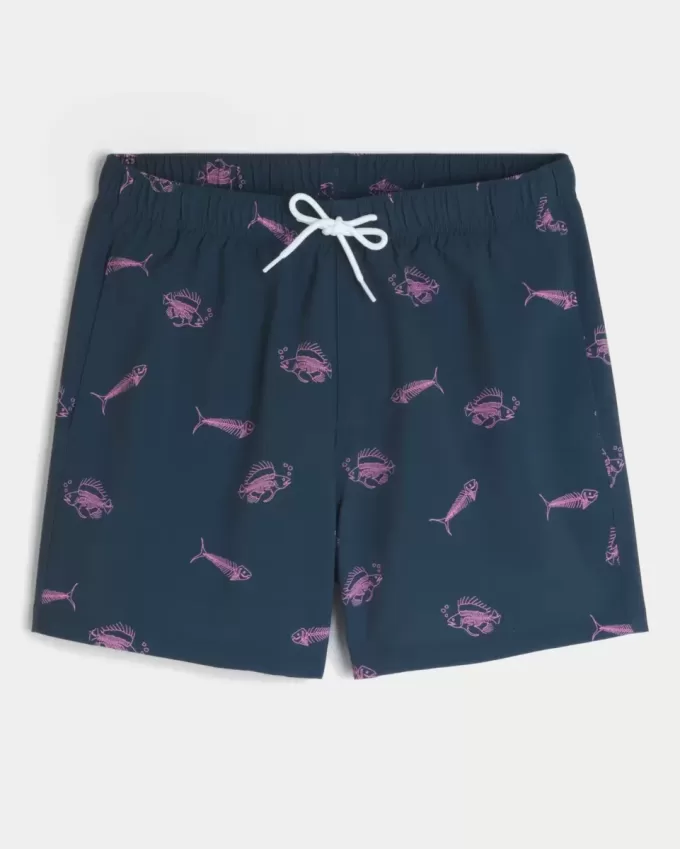 Mid-Thigh Volley Swim Trunks