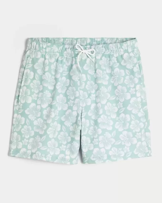 Mid-Thigh Volley Swim Trunks