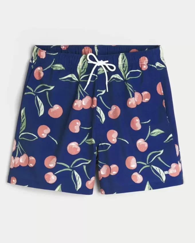Mid-Thigh Volley Swim Trunks