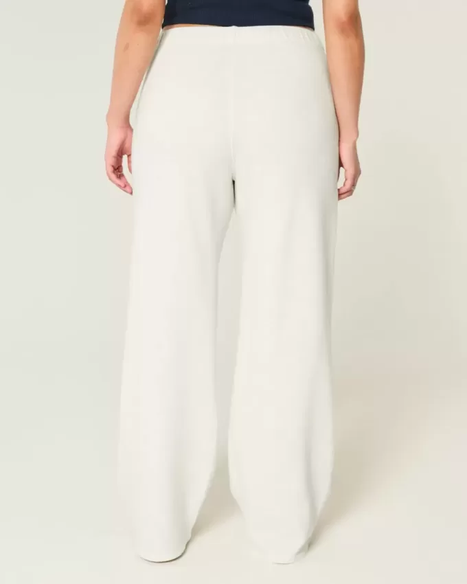 New York Graphic Wide-Leg Sweatpants