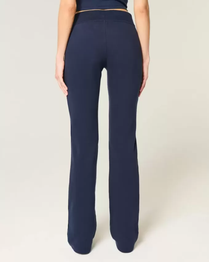 Number Graphic Bootcut Sweatpants