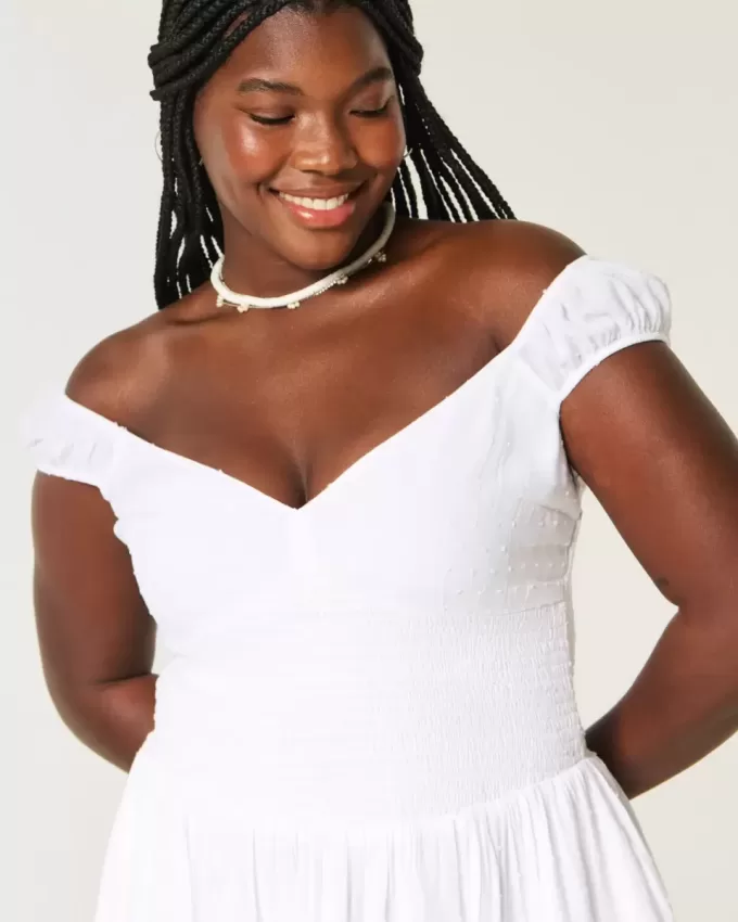 Off-the-Shoulder Asymmetrical Hem Mini Dress Off-the-Shoulder Asymmetrical Hem Mini Dress