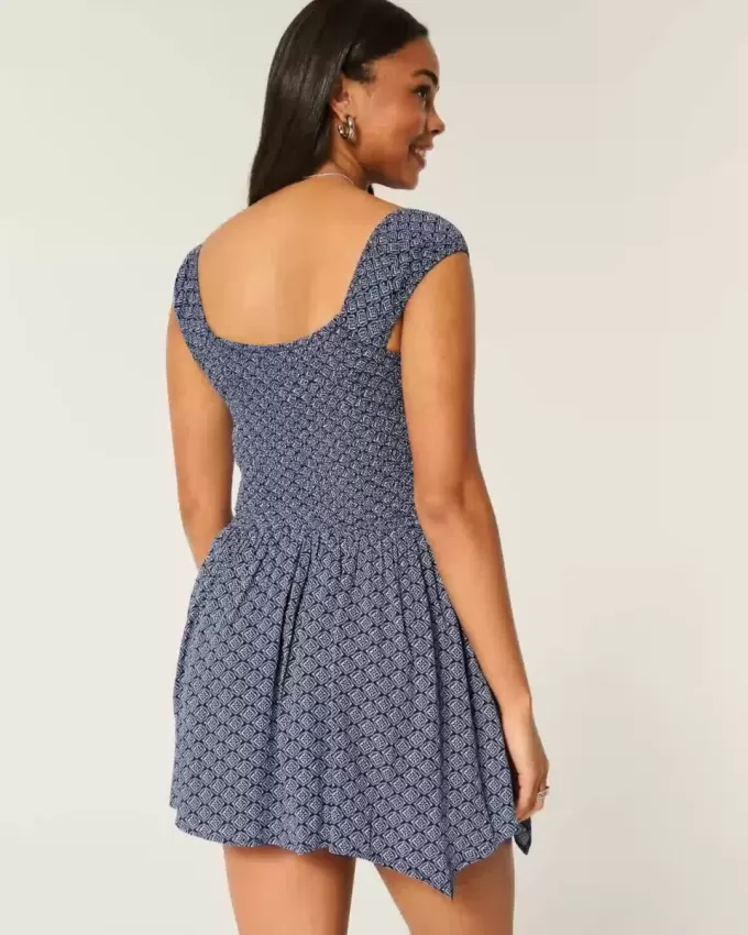 Off-the-Shoulder Asymmetrical Hem Mini Dress Off-the-Shoulder Asymmetrical Hem Mini Dress